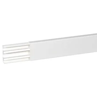 Moulure Dlplus 75X20Mm 3 Compartiments Longueur 2,1M - Blanc