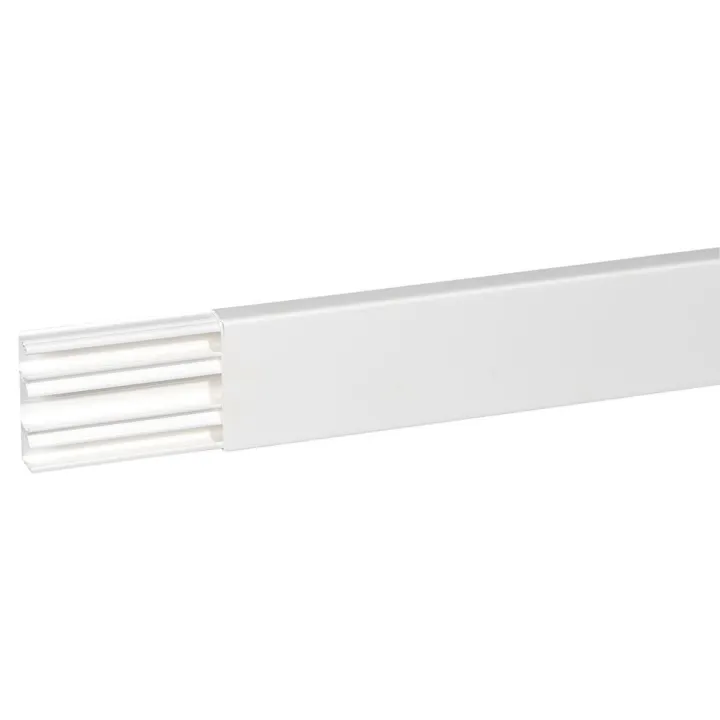 Moulure Dlplus 75X20Mm 3 Compartiments Longueur 2,1M - Blanc