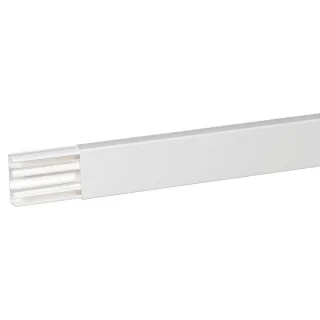Moulure Dlplus 60X20Mm 3 Compartiments Longueur 2,1M - Blanc