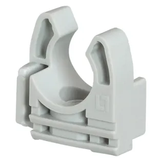 Lyre Grise Pour Conduit Irl Ø25Mm Avec Fixation Des Conduits Par Simple Clipsage