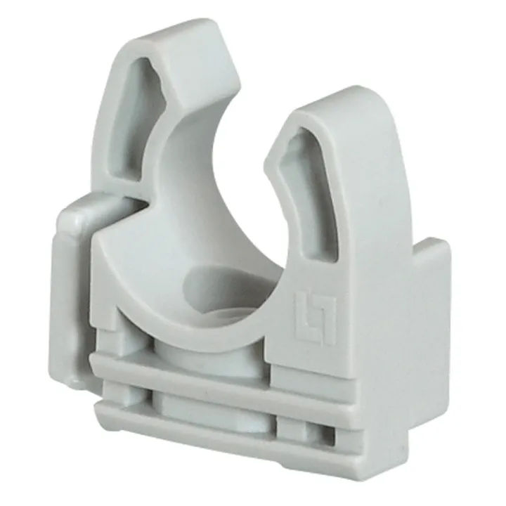 Lyre Grise Pour Conduit Irl Ø25Mm Avec Fixation Des Conduits Par Simple Clipsage