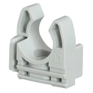 Lyre Grise Pour Conduit Irl Ø32Mm Avec Fixation Des Conduits Par Simple Clipsage