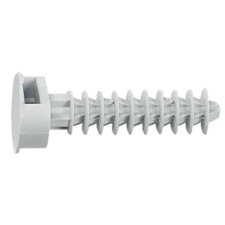 Embase À Cheville Grise Ral7035 Pour Perçage Ø8Mm