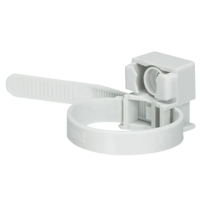 Collier À Embase - Utilisation Intérieure - Pour Conduit Ø16 À 32 - Gris Ral7035