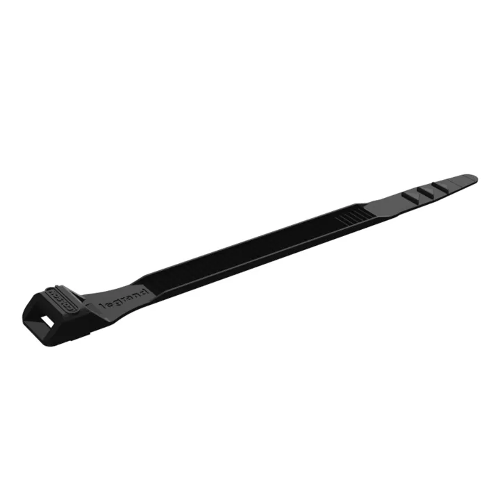 Collier Colson Noir Protégé Ultraviolet Denture Extérieure Larg.9Mm, Long. 123Mm