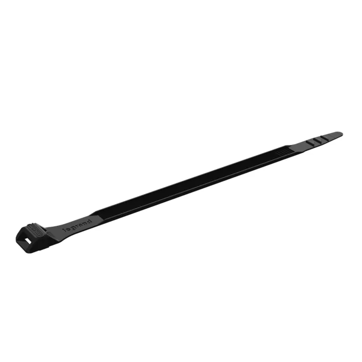Collier Colson Noir Protégé Ultraviolet Denture Extérieure Larg.9Mm, Long. 185Mm