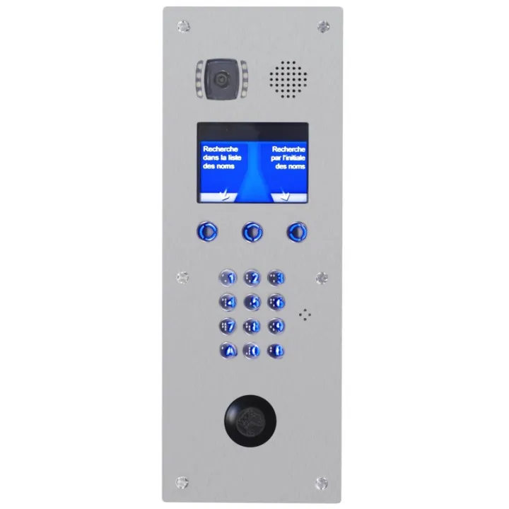 Plaque Hbs Inox T25 pour systèmes URMET