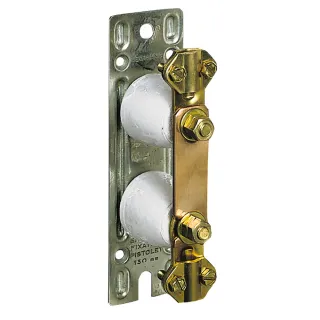 Barrette À Cosses Cosga Avec Platine Métal 150X45Mm Et Fixation Par Vis Ø3,5Mm