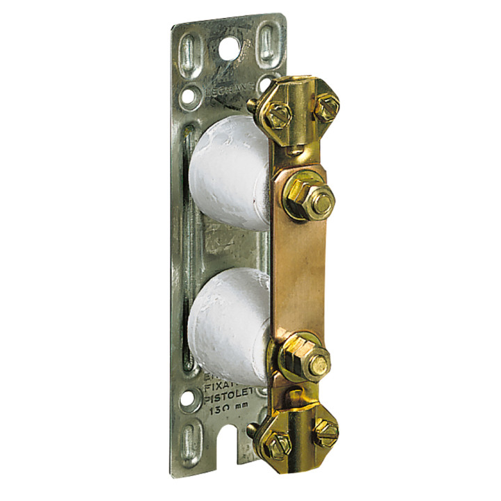 Barrette À Cosses Cosga Avec Platine Métal 150X45Mm Et Fixation Par Vis Ø3,5Mm