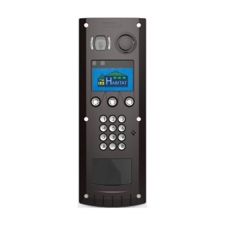 Plaque Hbs Zamac Noir Vigik Plat