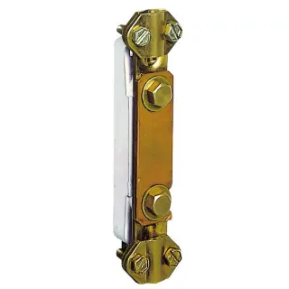 Barrette À Cosses Basse Avec Platine Plastique 95X20Mm Longueur 125Mm