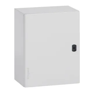 Coffret Metallique Vertical Atlantic Métal Ip66 Ik10 - 400X300X200Mm - Ral7035