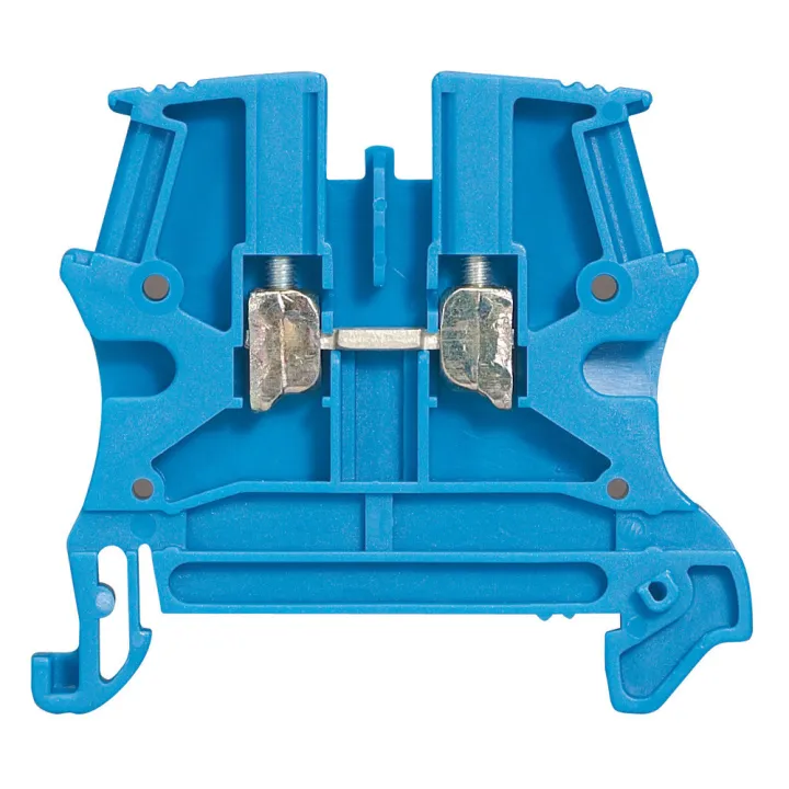 Bloc Jonc Viking 3 À Vis - 1 Jonction/1 Entrée/1 Sortie - Bleu - Pas 6