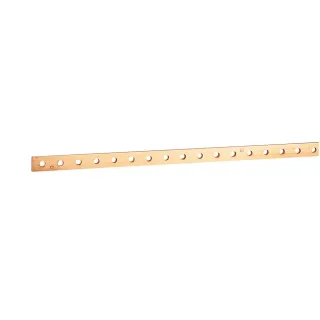 Barre Cuivre Plate Rigide - 18X4Mm - 245/200A Admissibles - L. 990Mm