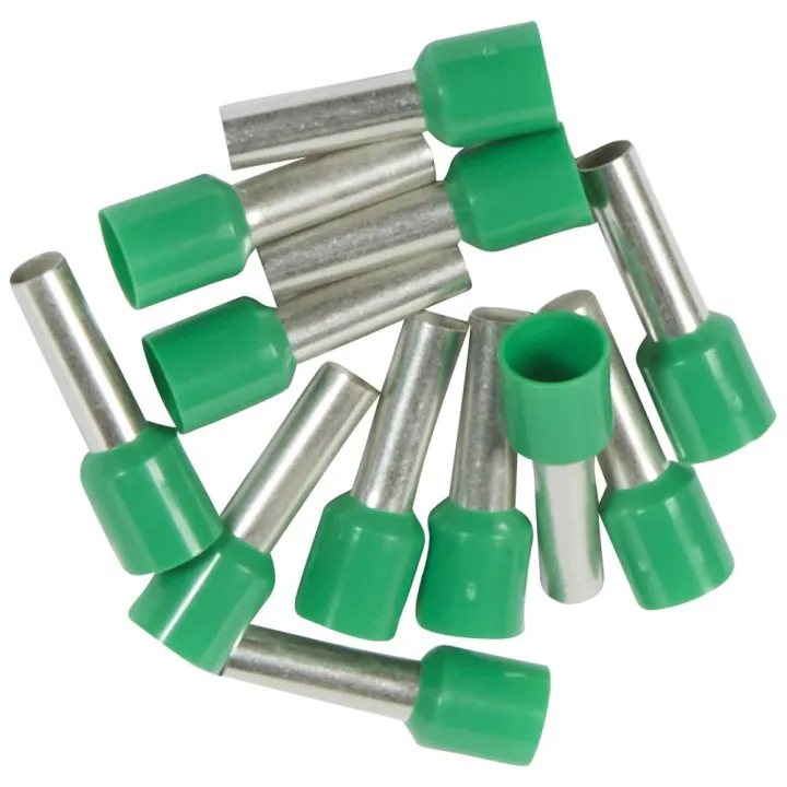 Embouts De Câblage À Collerette Isolante Starfix -Conducteurs Section 6Mm² -Vert