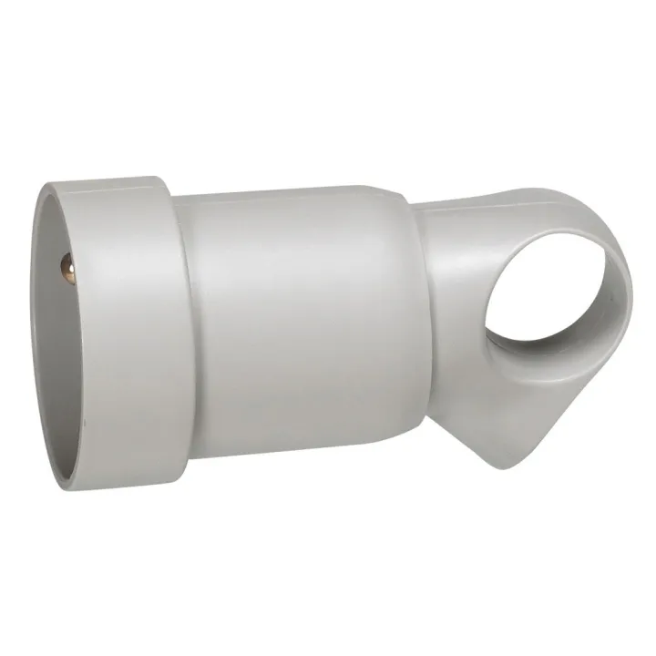 Prolongateur Plastique 2P+T 16A À Anneau - Gris