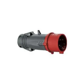Fiche Mobile Droite Hypra Ip44 32A - 380V~ À 415V~ - 3P+T - Plastique