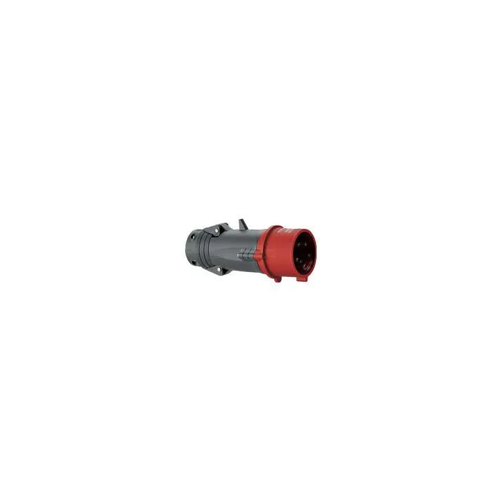 Fiche Mobile Droite Hypra Ip44 32A - 380V~ À 415V~ - 3P+T - Plastique