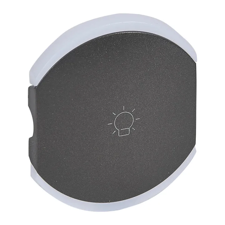 Enjoliveur Double Céliane Éclairage 1 Pictogramme - Graphite