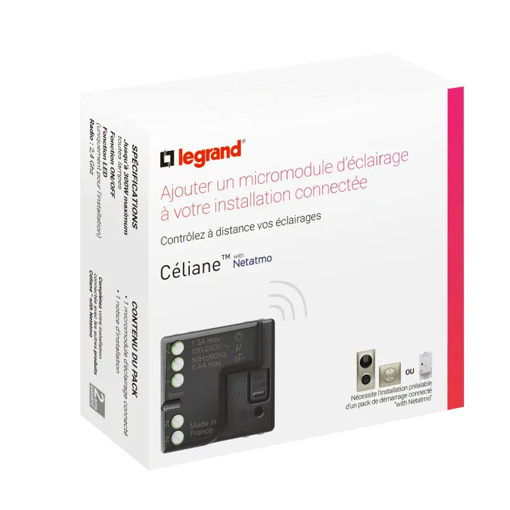 Micromodule Pour Éclairage Connecté Installation With Netatmo 300W Avec Neutre