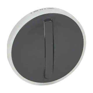 Enjoliveur Étroit Céliane Pour Interrupteur/Va-Et-Vient/Poussoir Lum - Graphite