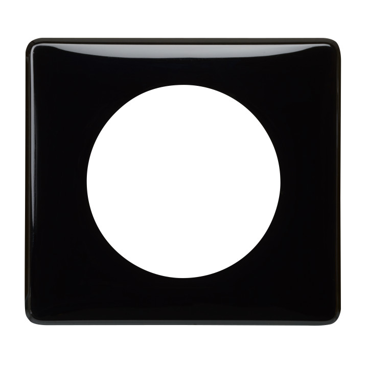 Plaque 1P Noir