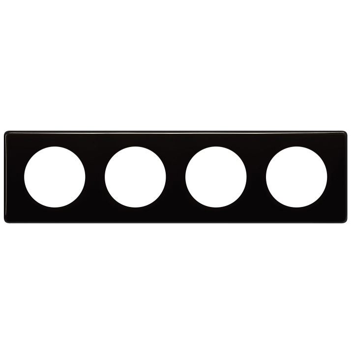 Plaque 4P Noir