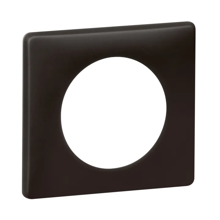 Plaque Céliane Poudré 1 Poste - Finition Basalte