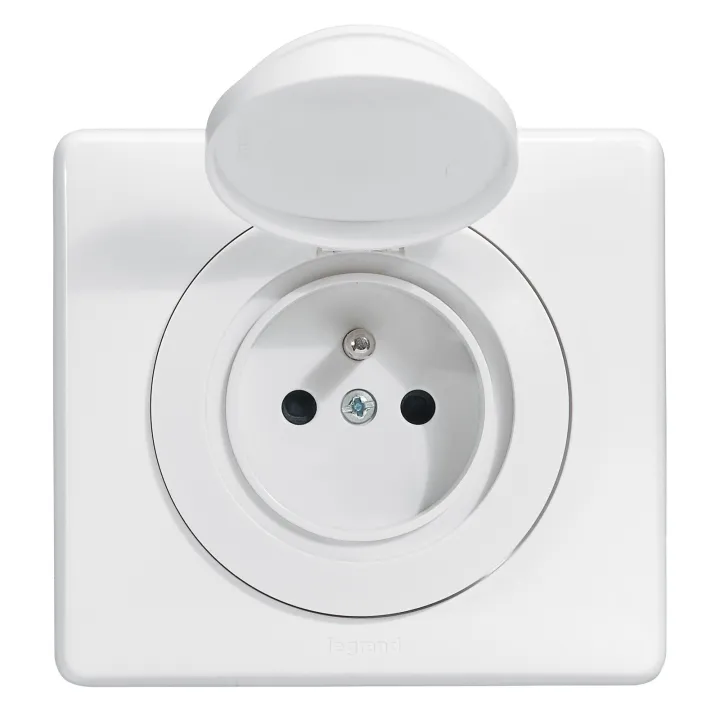 Prise De Courant Standard Français Céliane 16A 250V 2P+T Bornes Automatiques