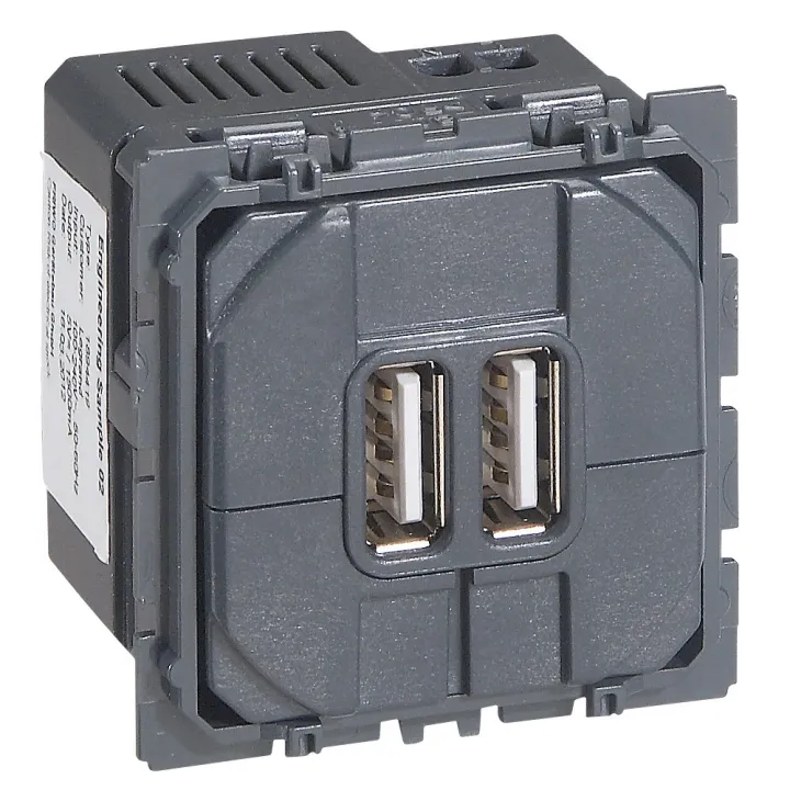 Prise Double Usb Céliane - Type-A 2,4A 12W