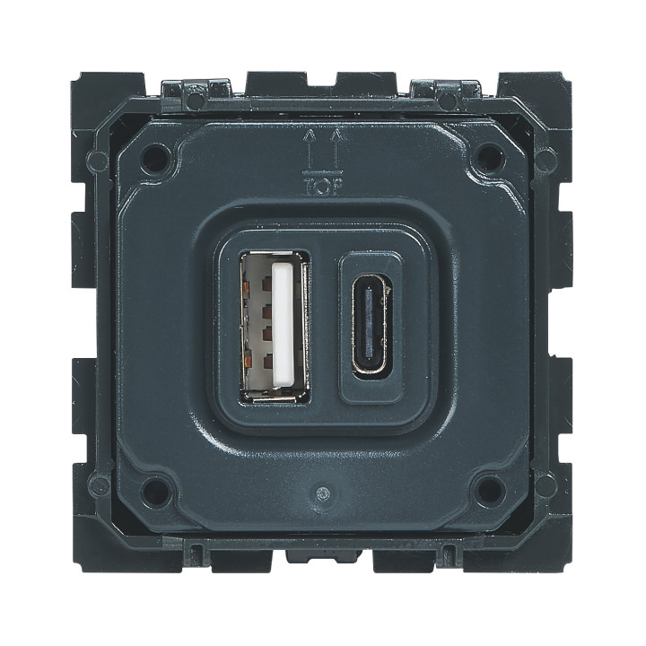 CHARG 2USB A+C  3A 15W