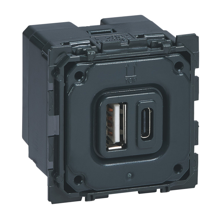 CHARG 2USB A+C  3A 15W