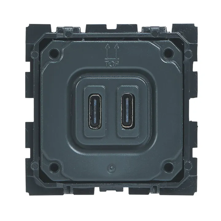 Prise Double Usb - Céliane - Type-C 3A 15W