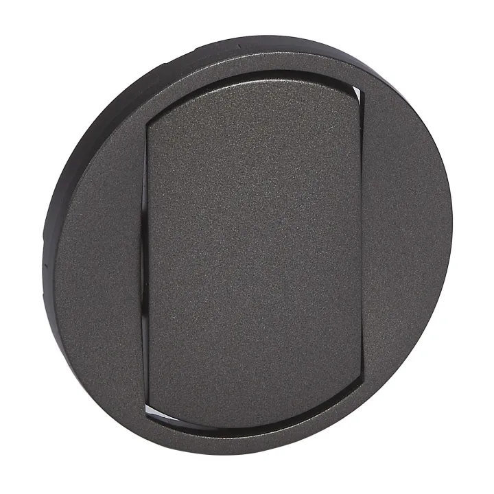 Enjoliveur Large Céliane Interrupteur, Va-Et-Vient Ou Poussoir Soft - Graphite