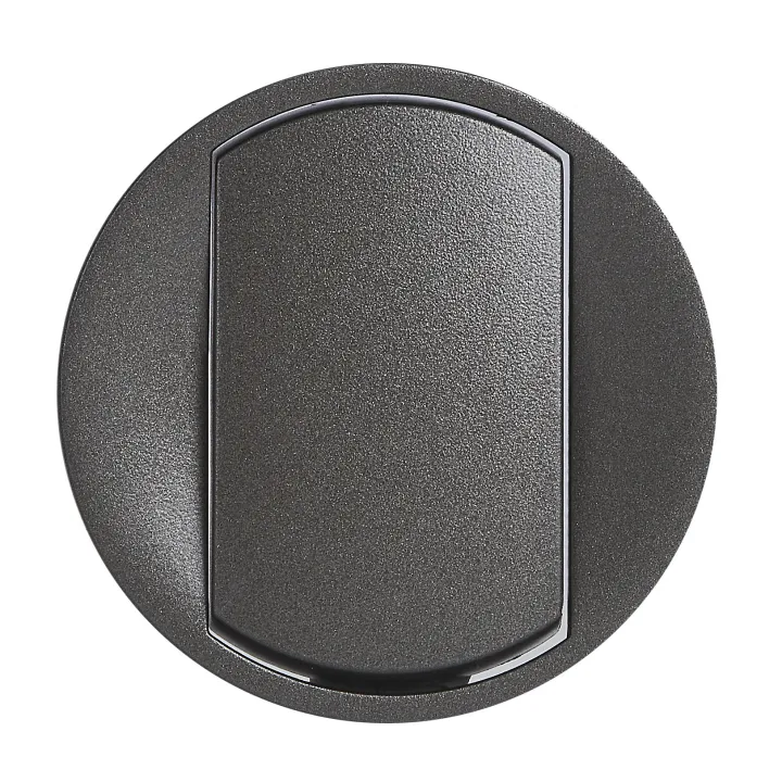Enjoliveur Large Céliane Interrupteur, Va-Et-Vient Ou Poussoir Soft - Graphite