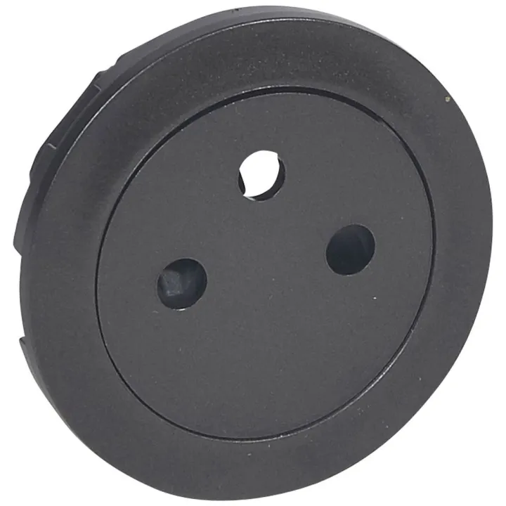 Enjoliveur Céliane Pour Prise De Courant 2P+T Surface - Finition Graphite