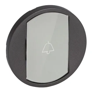 Enjoliveur Céliane Interrupteur/Va-Et-Vient/Poussoir Porte Étiquette - Graphite