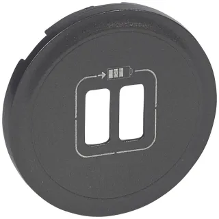 Enjoliveur Céliane Pour Prise Double Usb Type-A Et Type-C - Graphite