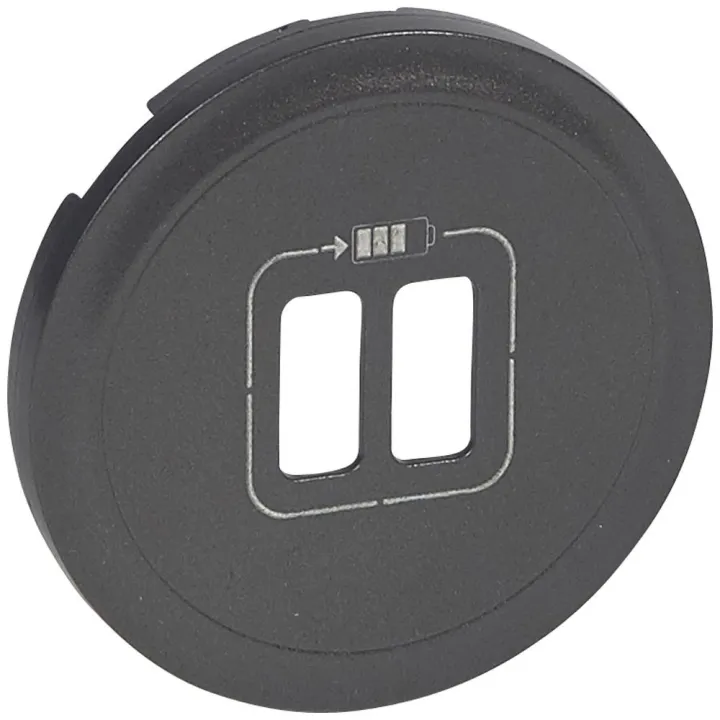 Enjoliveur Céliane Pour Prise Double Usb Type-A Et Type-C - Graphite