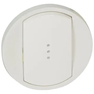 Enjoliveur Large Céliane Pour Toutes Commandes D'Éclairage Standard - Blanc