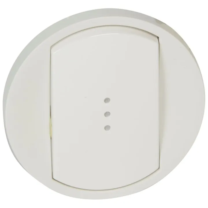 Enjoliveur Large Céliane Pour Toutes Commandes D'Éclairage Standard - Blanc