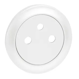 Enjoliveur Céliane Pour Prise De Courant 2P+T Surface - Blanc
