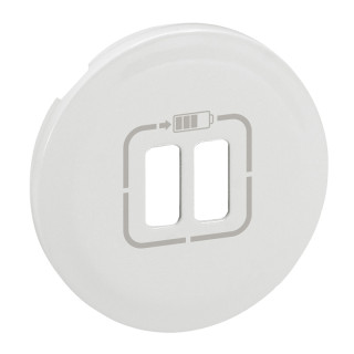ENJO. DBLE CHARGEUR USB BLANC