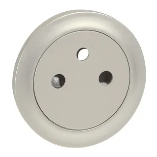 Enjoliveur Céliane Pour Prise De Courant 2P+T Surface - Finition Titane