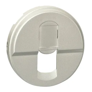 Enjoliveur Céliane Pour Prise Rj45 - Finition Titane
