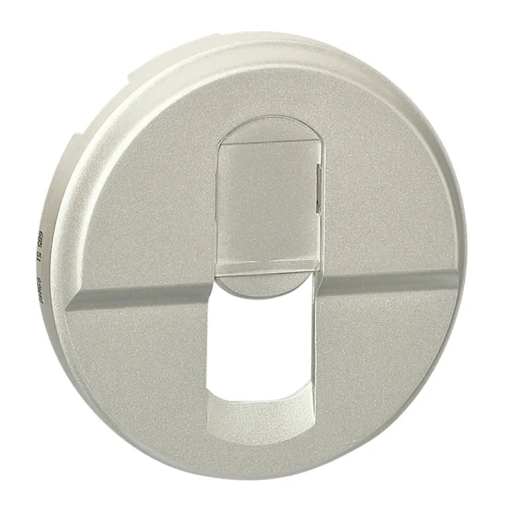 Enjoliveur Céliane Pour Prise Rj45 - Finition Titane