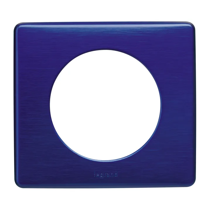 Plaque Céliane Métal 1 Poste - Finition Nuit D'Encre