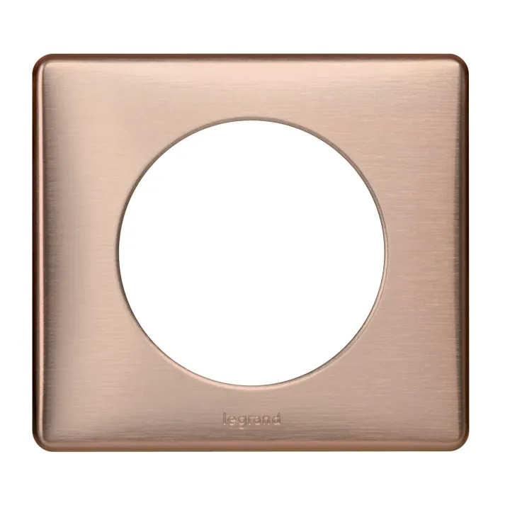 Plaque Céliane Métal 1 Poste - Finition Copper