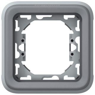 PLAQUE + SUPPORT 1P GRIS