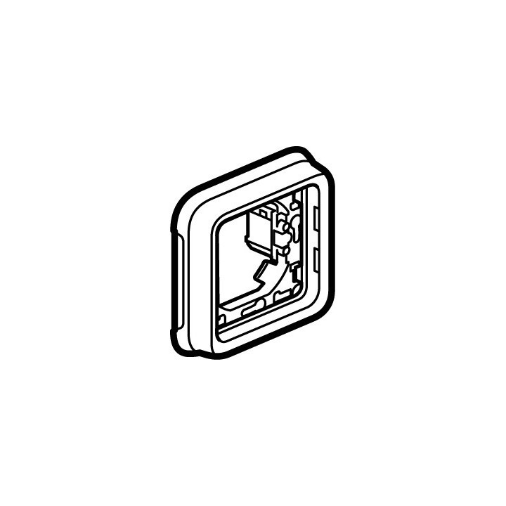 PLAQUE + SUPPORT 1P GRIS